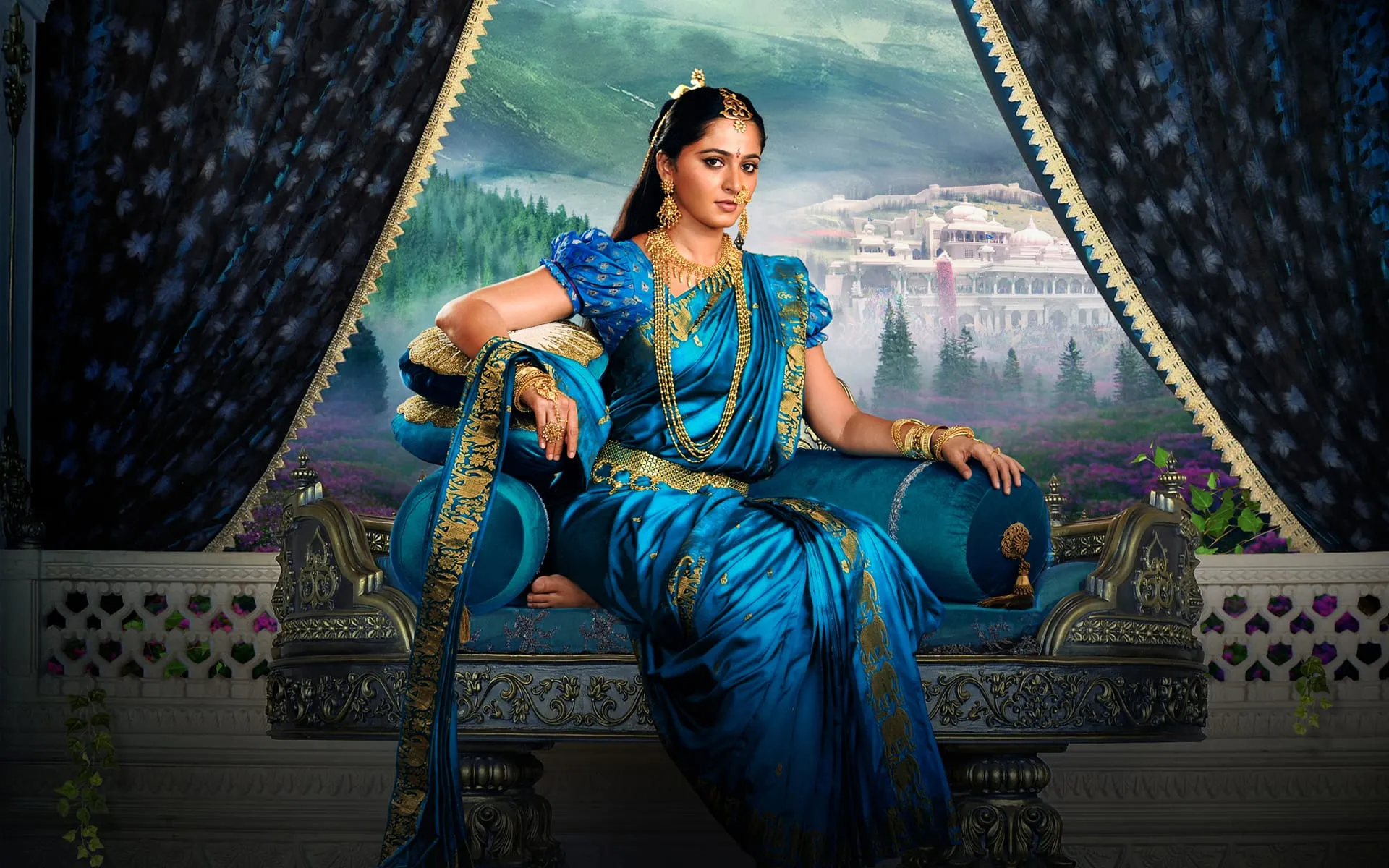 anushka shetty as devasena in baahubali 2 wide