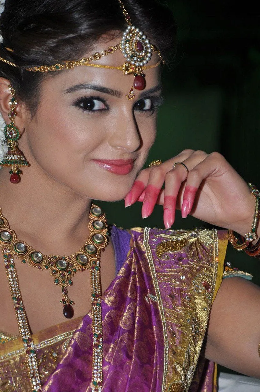asmita sood telugu actress saree stills 2
