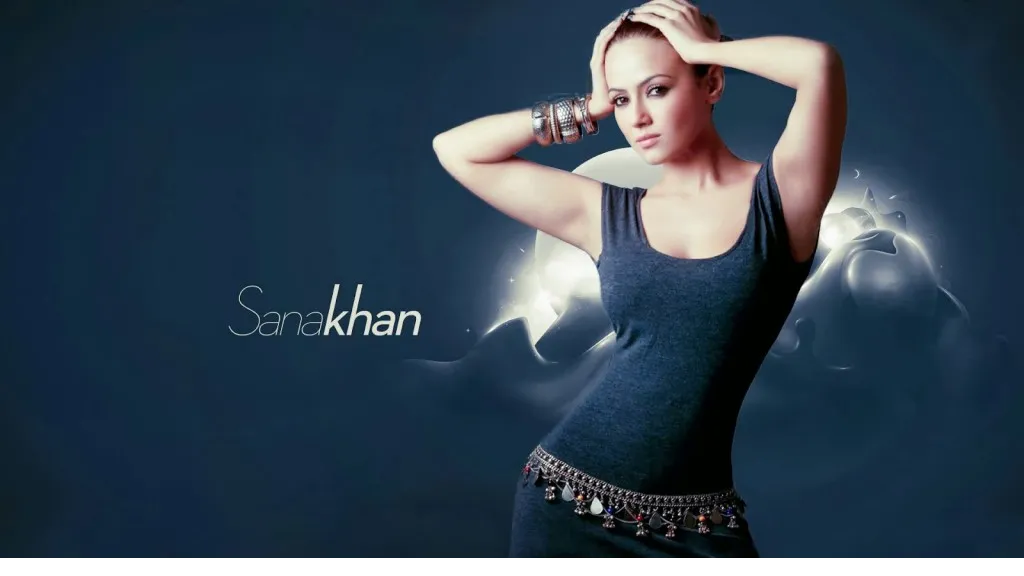 beautiful actress sana khan hd wallpaper