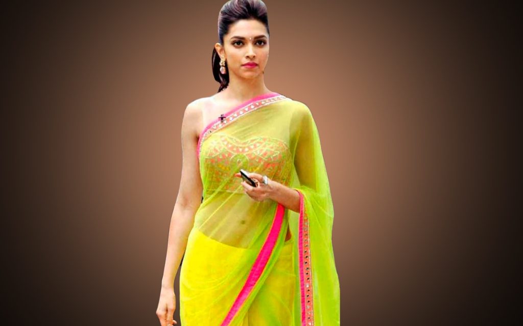 deepika padukone in saree