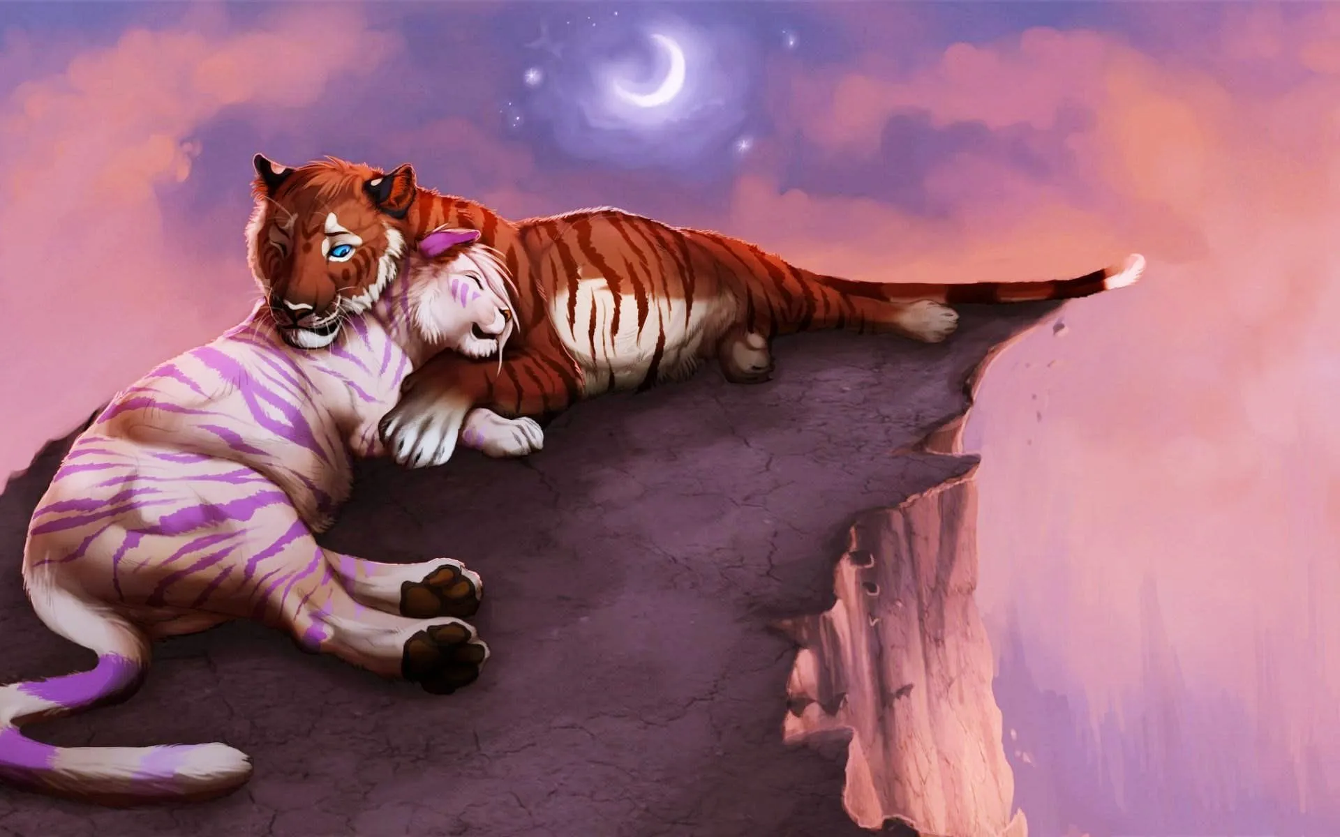 fantasy tiger wallpaper