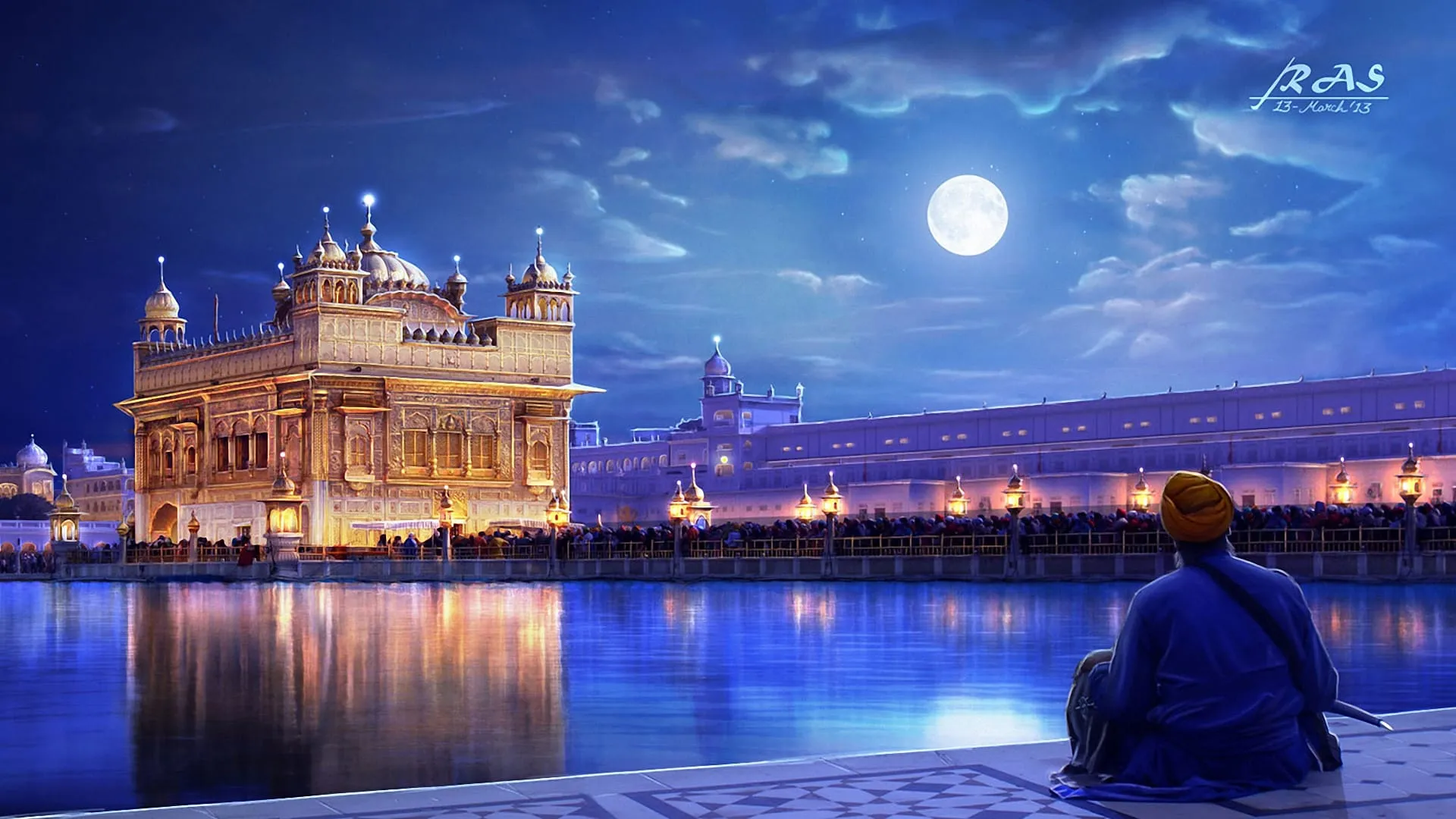 golden temple amritsar punjab india hd