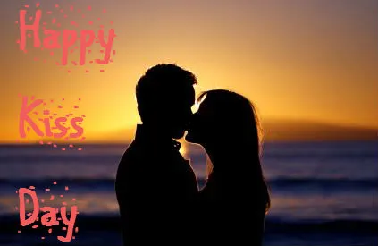 happy kiss day image for lovers
