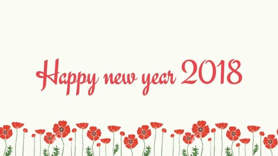 happy new year 2018 hd wallpapers