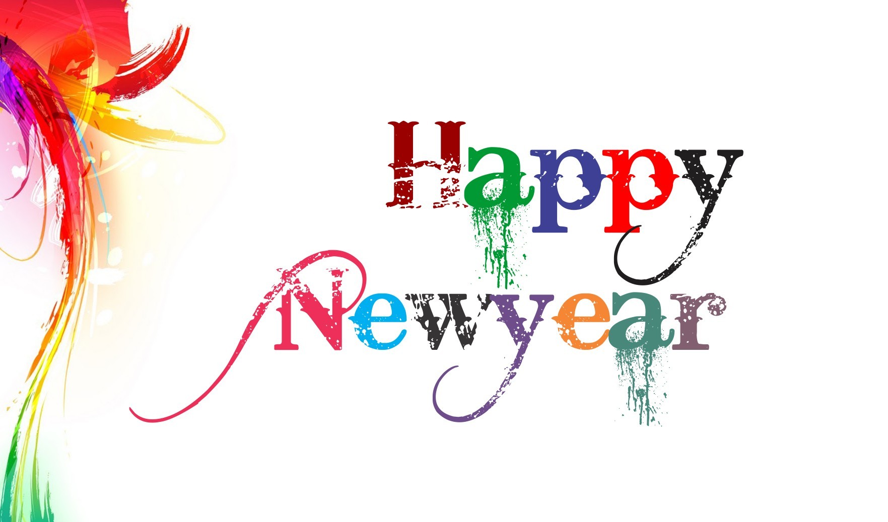 happy new year white desktop background hd wallpaper