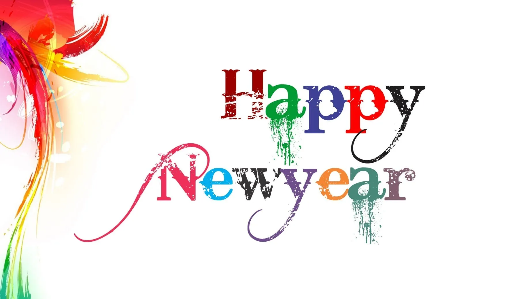 happy new year white desktop background hd wallpaper