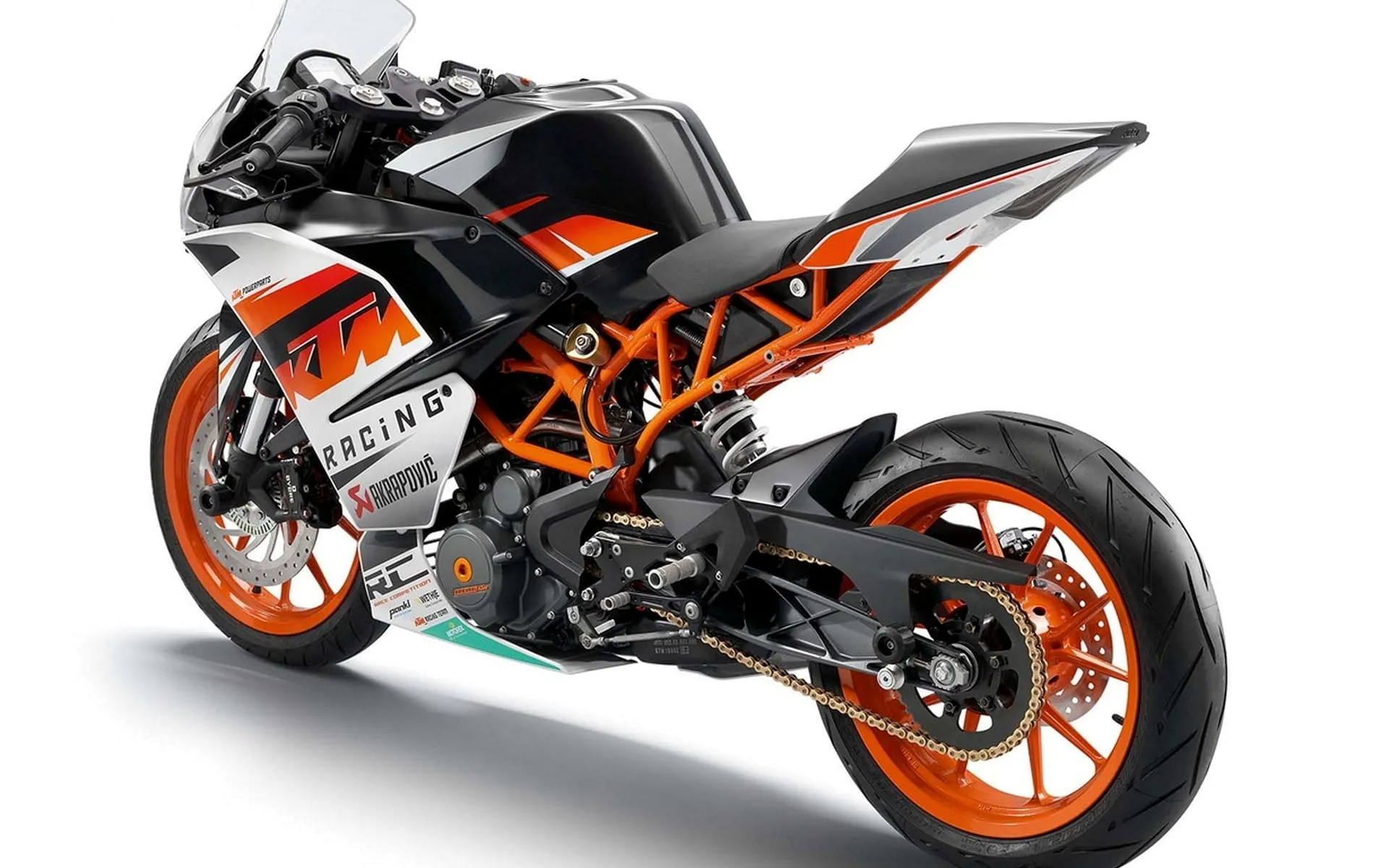 ktm rc 200 sport bike hd wallpaper