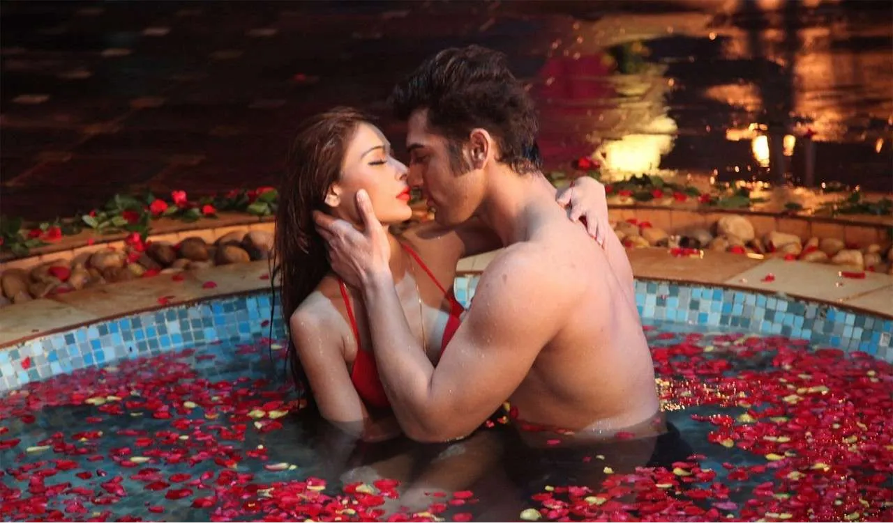 romantic couple kissing hd wallpaper 2