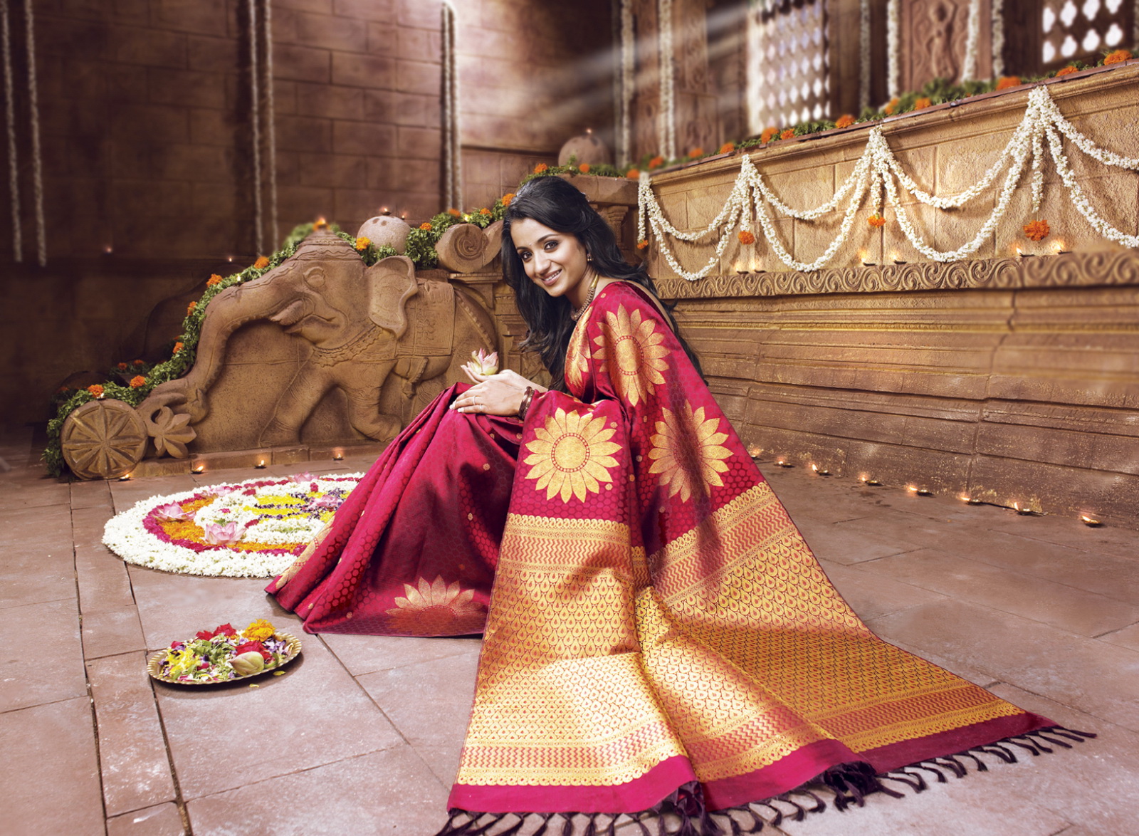 trisha_saree_wallpaper_hd