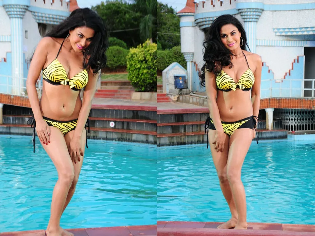 veena malik hd bikini pics