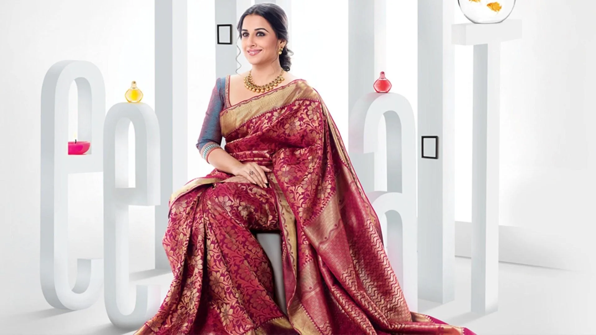vidya balan in saree wallpapers